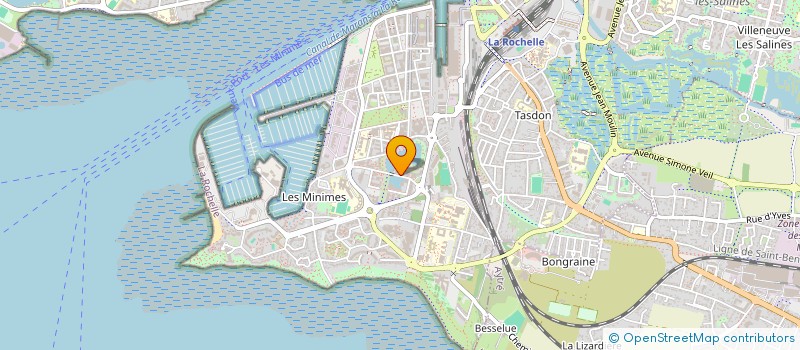 localisation de l'entreprise MADAME SYLVANIE RIVASSEAU à LA ROCHELLE
