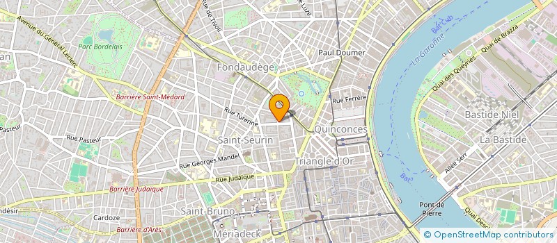 localisation de l'entreprise MADAME SYLVANIE TENDRON  BORDEAUX