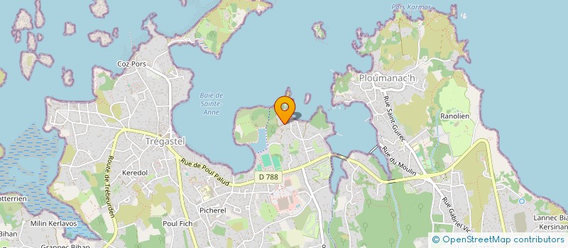 localisation de l'entreprise MADAME SYLVEN GOURVIL  TREGASTEL