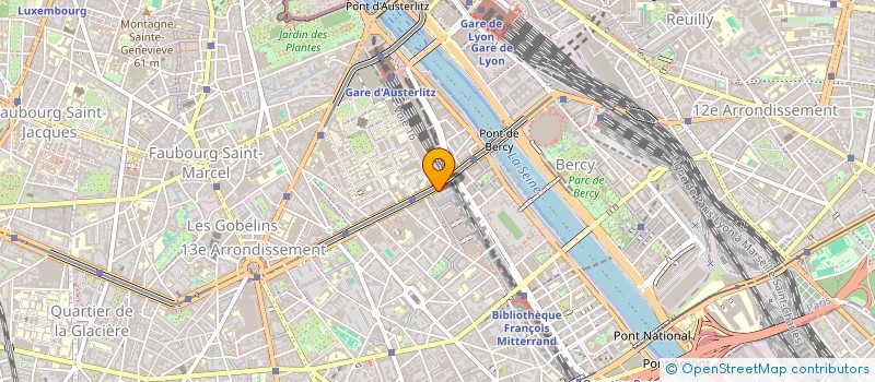 localisation de l'entreprise MADAME SYLVERE LESAGE à PARIS