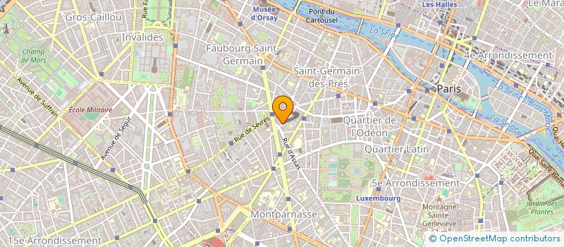 localisation de l'entreprise MADAME SYLVETTE BLANC  PARIS