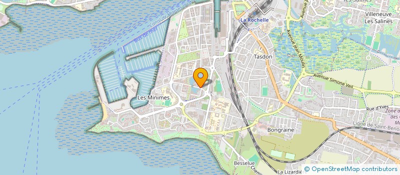 localisation de l'entreprise MADAME SYLVETTE BOUILLON  LA ROCHELLE