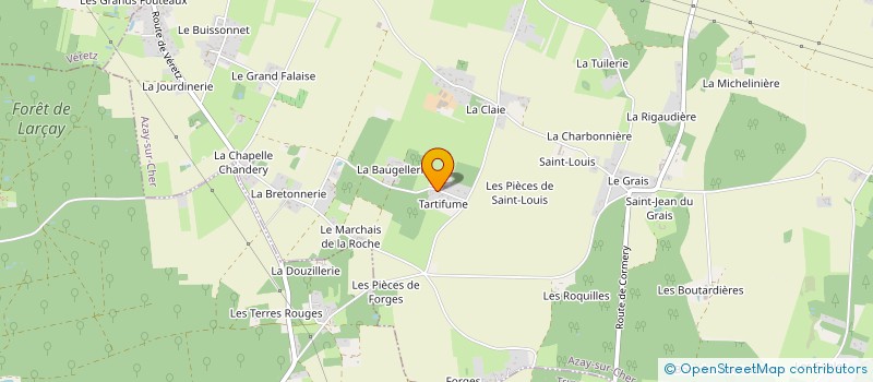 localisation de l'entreprise MADAME SYLVETTE BOULAIS  AZAY-SUR-CHER