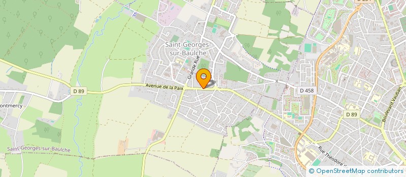 localisation de l'entreprise MADAME SYLVETTE BOUTRON  SAINT-GEORGES-SUR-BAULCHE