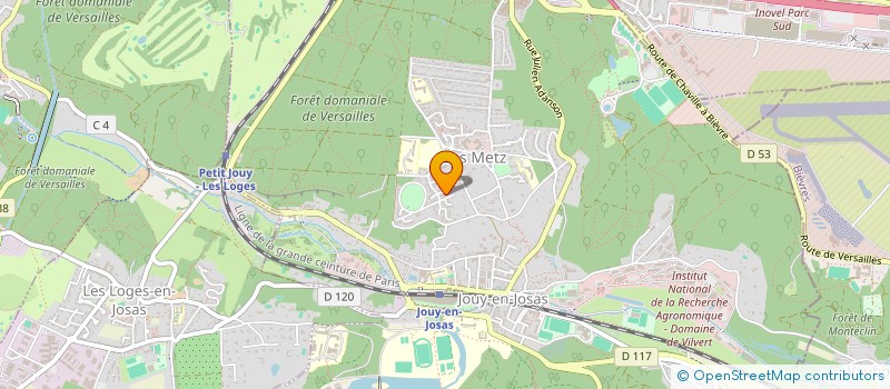 localisation de l'entreprise MADAME SYLVETTE BOUVET  JOUY-EN-JOSAS