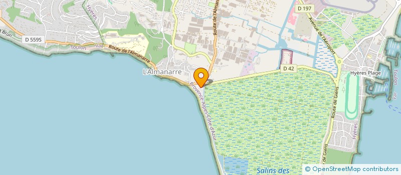 localisation de l'entreprise MADAME SYLVETTE BUS à HYERES