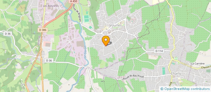 localisation de l'entreprise MADAME SYLVETTE FERNANDEZ  VOURLES