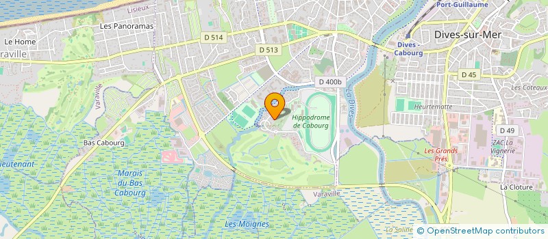 localisation de l'entreprise MADAME SYLVETTE FROMION  CABOURG