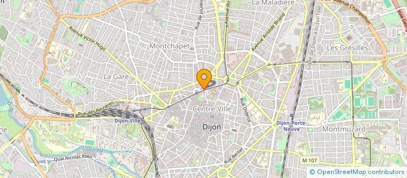 localisation de l'entreprise MADAME SYLVETTE HOUOT à DIJON