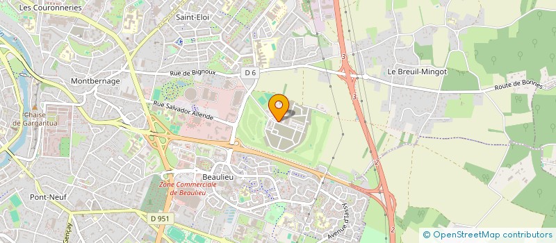 localisation de l'entreprise MADAME SYLVETTE JOANNY  POITIERS