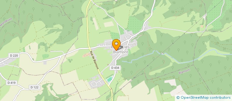 localisation de l'entreprise MADAME SYLVETTE MARTIN à ROCHES-LES-BLAMONT