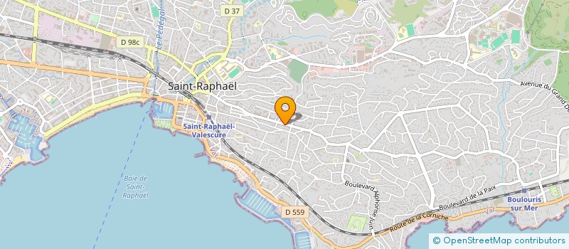 localisation de l'entreprise MADAME SYLVETTE MICHEL  SAINT-RAPHAEL