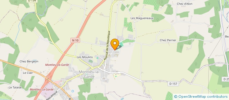 localisation de l'entreprise MADAME SYLVETTE MIMAUD  MONTLIEU-LA-GARDE