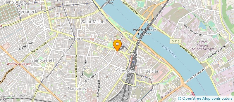 localisation de l'entreprise MADAME SYLVETTE NEGRERY à BORDEAUX