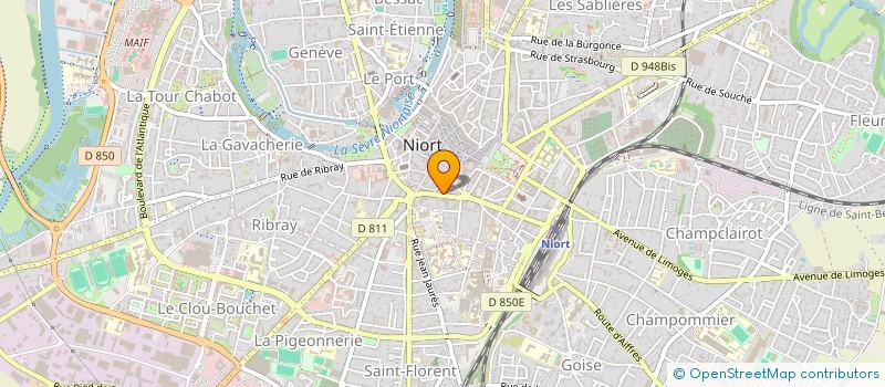 localisation de l'entreprise MADAME SYLVETTE PEROUZE à NIORT