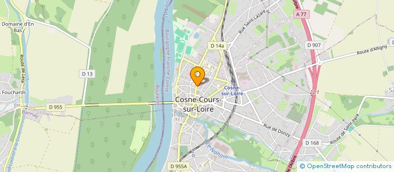 localisation de l'entreprise MADAME SYLVETTE RAISONNIER à COSNE-COURS-SUR-LOIRE