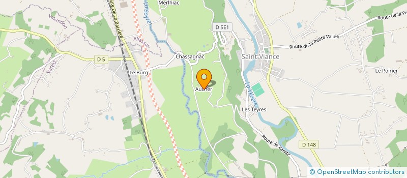 localisation de l'entreprise MADAME SYLVETTE REBIERE  SAINT-VIANCE