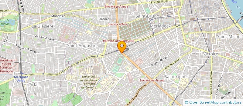 localisation de l'entreprise MADAME SYLVETTE ROUX à BORDEAUX