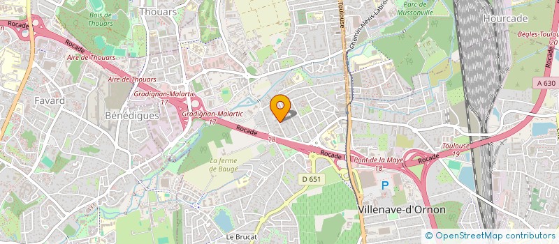 localisation de l'entreprise MADAME SYLVIA AGBONAVBARE  TALENCE