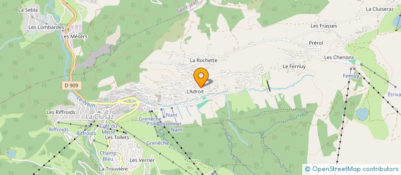 localisation de l'entreprise MADAME SYLVIA AGNELLET à LA CLUSAZ