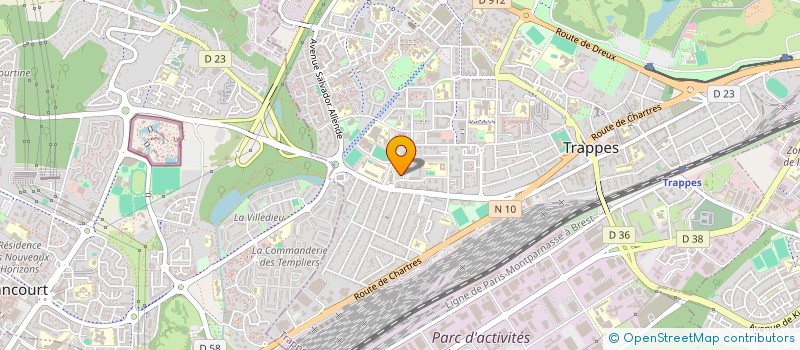 localisation de l'entreprise MADAME SYLVIA ALEXANDRINE  TRAPPES