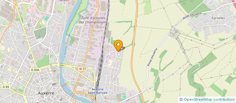 localisation de l'entreprise MADAME SYLVIA ANTONIEWICZ à AUXERRE