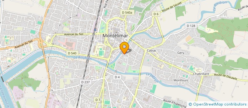 localisation de l'entreprise MADAME SYLVIA BAHRI à MONTELIMAR
