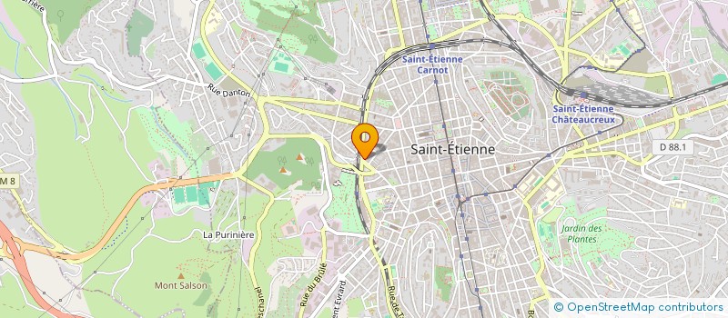 localisation de l'entreprise MADAME SYLVIA BEST  SAINT-ETIENNE