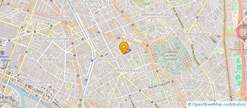 localisation de l'entreprise MADAME SYLVIA BLEVINS  PARIS