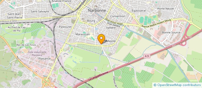 localisation de l'entreprise MADAME SYLVIA BOIX à NARBONNE