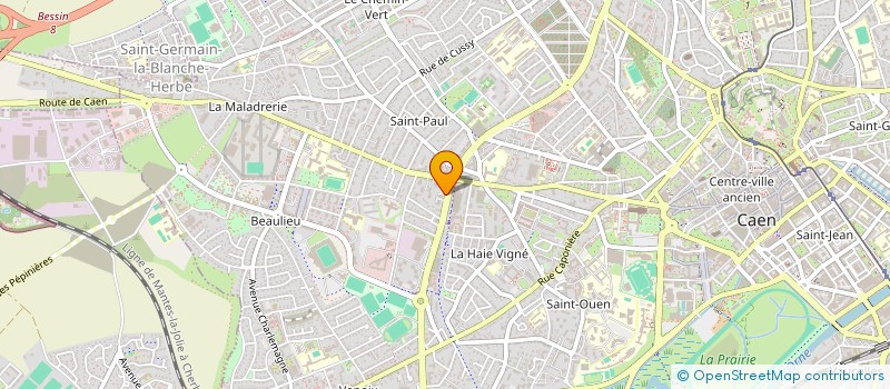 localisation de l'entreprise MADAME SYLVIA BOUVET  CAEN