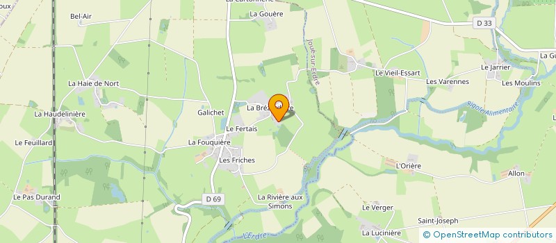 localisation de l'entreprise MADAME SYLVIA BROSSET à NORT-SUR-ERDRE