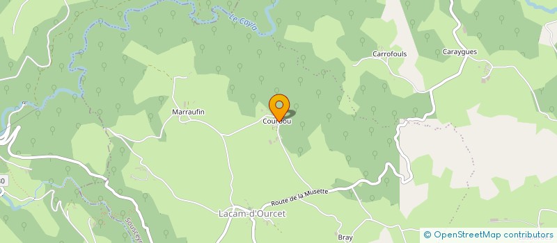 localisation de l'entreprise MADAME SYLVIA BROUSSOULOUX à SOUSCEYRAC-EN-QUERCY