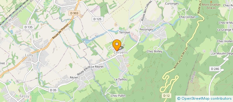 localisation de l'entreprise MADAME SYLVIA BRUN  CERVENS