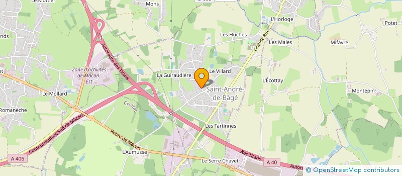 localisation de l'entreprise MADAME SYLVIA BUIS  SAINT-ANDRE-DE-BAGE