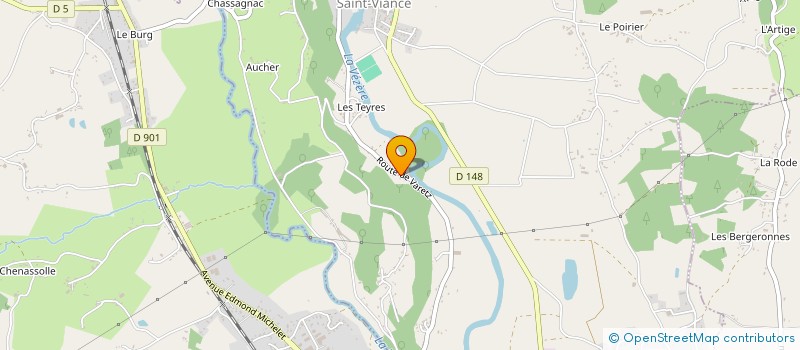 localisation de l'entreprise MADAME SYLVIA CHALEIL  SAINT-VIANCE