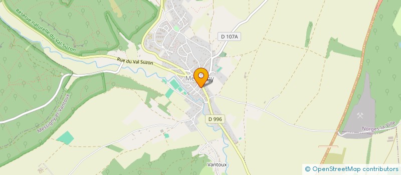localisation de l'entreprise MADAME SYLVIA CHAPUIS à MESSIGNY-ET-VANTOUX