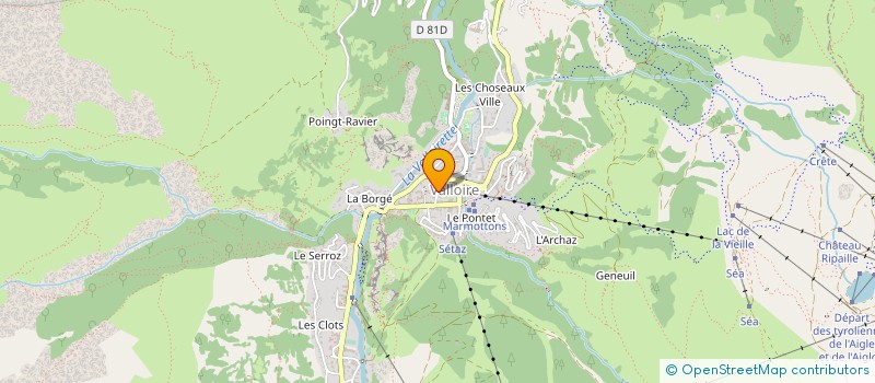 localisation de l'entreprise MADAME SYLVIA CHARRIER  VALMEINIER