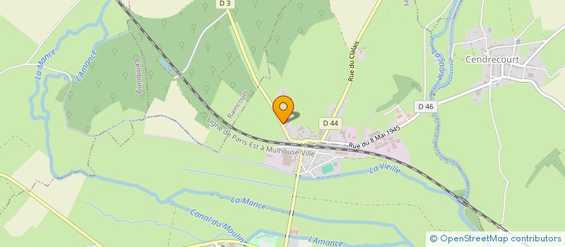 localisation de l'entreprise MADAME SYLVIA CLARU  JUSSEY