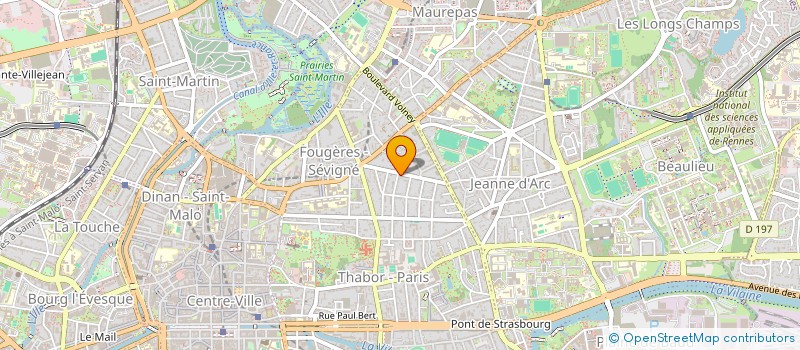 localisation de l'entreprise MADAME SYLVIA COIFFARD  RENNES