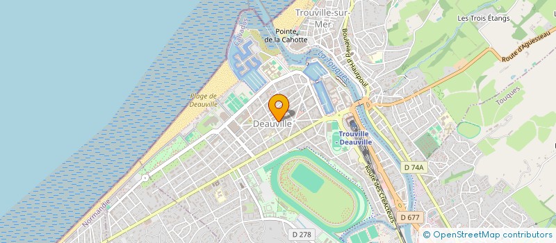 localisation de l'entreprise MADAME SYLVIA COURLAND-BENAMRAN  DEAUVILLE