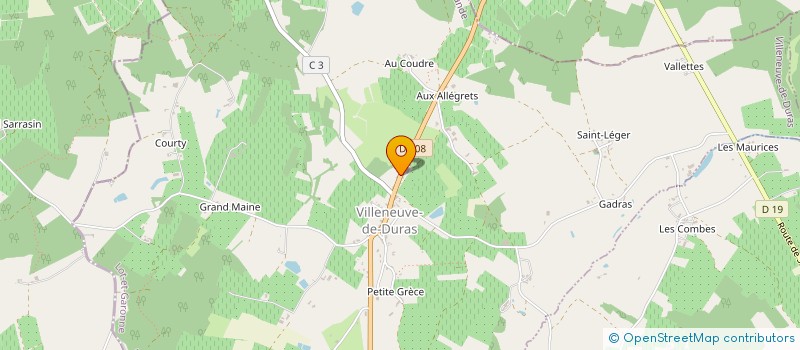 localisation de l'entreprise MADAME SYLVIA CURTIS  VILLENEUVE-DE-DURAS