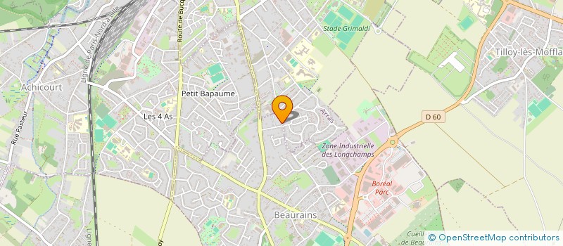 localisation de l'entreprise MADAME SYLVIA CUVELIER  BEAURAINS