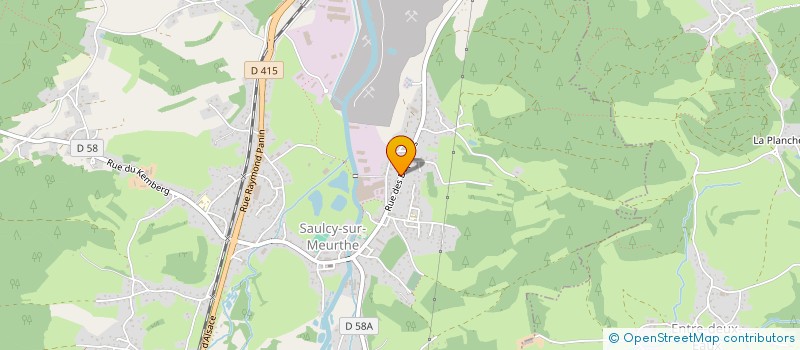 localisation de l'entreprise MADAME SYLVIA DALLE  SAULCY-SUR-MEURTHE