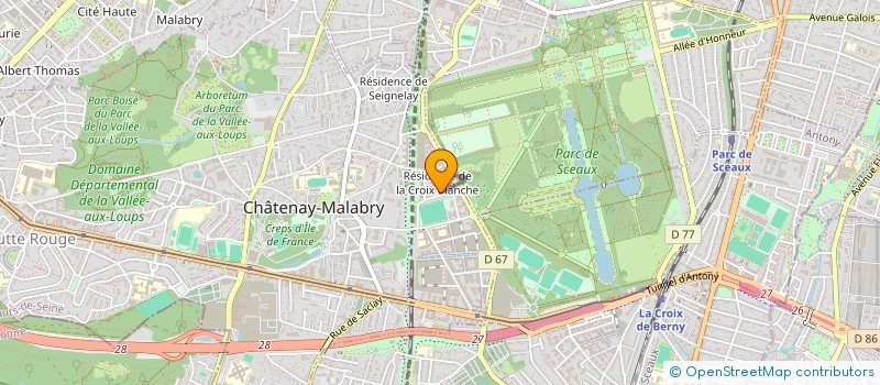 localisation de l'entreprise MADAME SYLVIA DAVID à CHATENAY-MALABRY