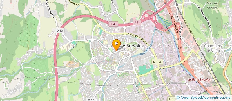 localisation de l'entreprise MADAME SYLVIA DEPIERRE  ARVILLARD