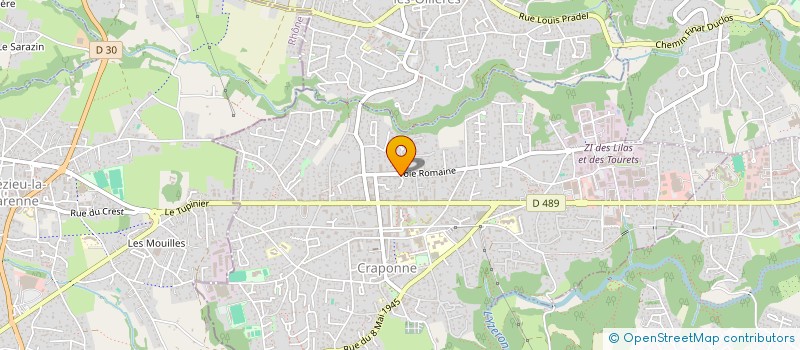 localisation de l'entreprise MADAME SYLVIA DOBLAS  CRAPONNE