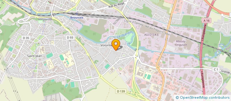 localisation de l'entreprise MADAME SYLVIA DOURAIN  BEAUVAIS