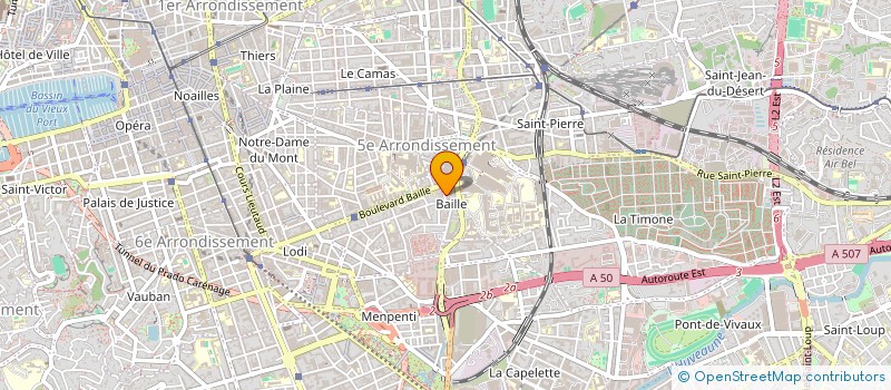 localisation de l'entreprise MADAME SYLVIA DRANE à MARSEILLE