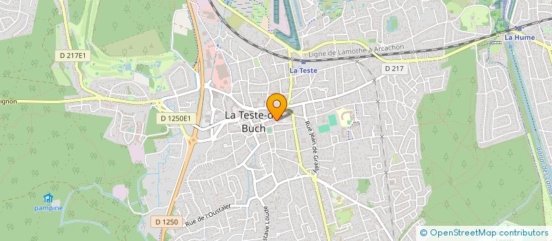 localisation de l'entreprise MADAME SYLVIA DUDON à LA TESTE DE BUCH